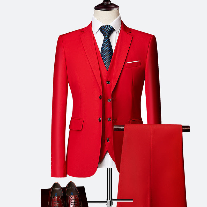 Julian Men's Suit – Refined 3-Piece Suit, Breathable and Comfortable for Weddings and Business