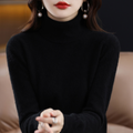 Corinne Cashmere Turtleneck Sweater for Women – Premium Soft Knit for Warmth and Light Comfort