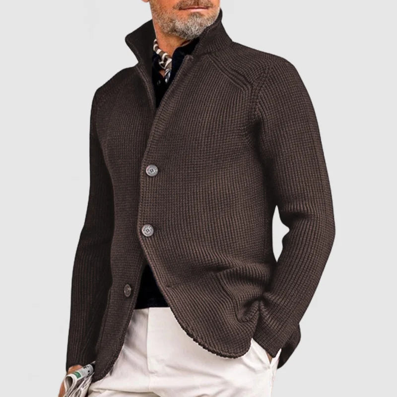 Julian Men's Cardigan – Refined Soft Wool Cardigan with a Warm, Timeless Style
