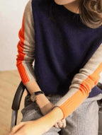 Rosalind Women's Striped Sweater – Fitted Cut, Graphic Style & Comfortable Cotton