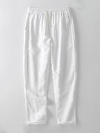 Marcus Men's Summer Two-Piece Set – Breathable Linen-Feel Style with Short Sleeves & Easy-Fit Trousers