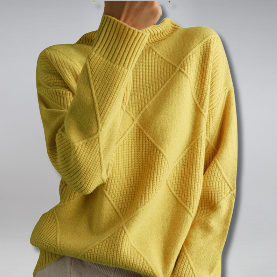 Freya Cashmere Turtleneck for Women – A Soft, Warm & Refined Knit