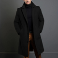 Nathaniel Men's Wool Coat – Classic Cut with Warm, Durable Fabric & Timeless Design