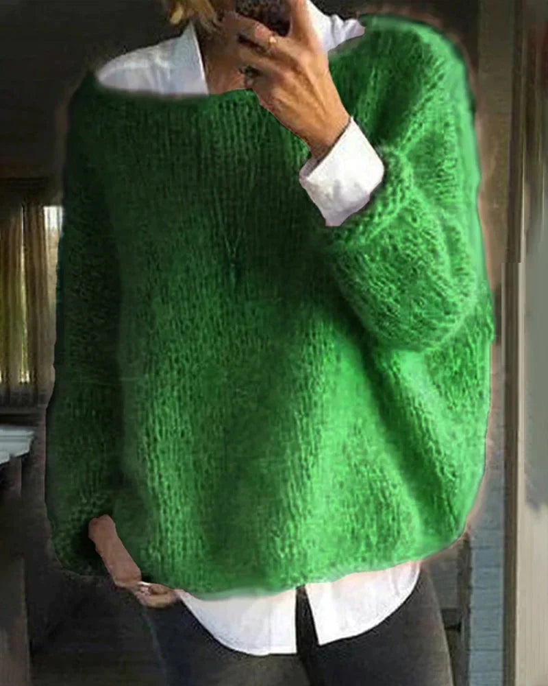 Harriet Women's Sweater – Soft Knit Pullover with Long Sleeves & a Comfortable Fit for Winter