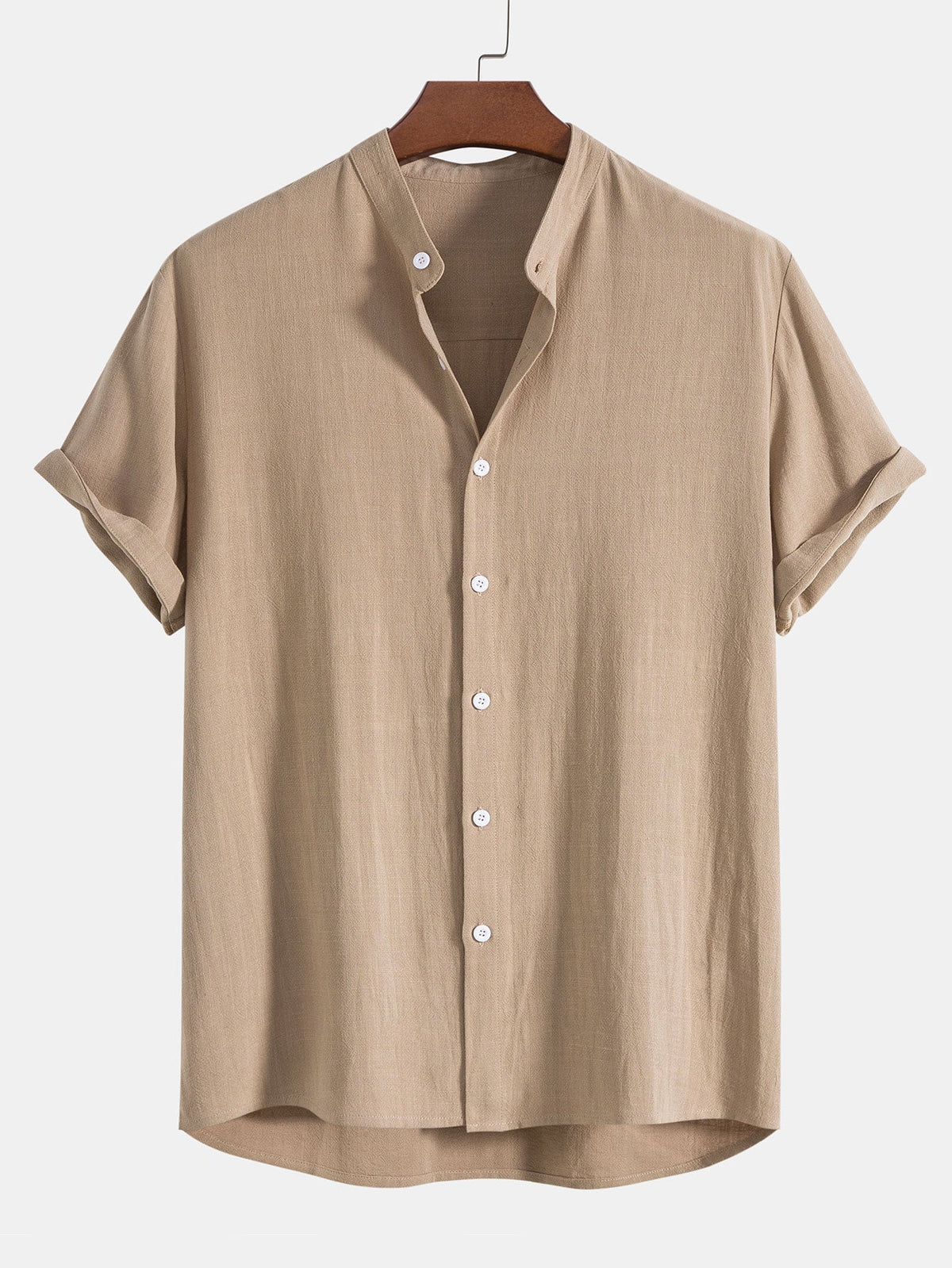 Marcus Men's Summer Two-Piece Set – Breathable Linen-Feel Style with Short Sleeves & Easy-Fit Trousers