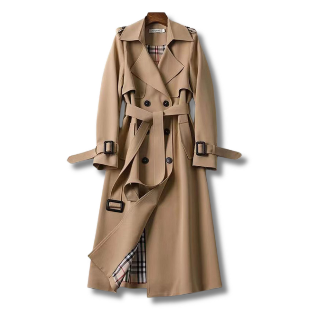 Aria Women's Trench Coat – Chic, Versatile Long Coat Built for Every Season