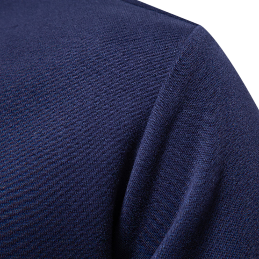 Nathaniel Men's Polo Sweater – Long-Sleeve Breathable Knit with a Classic Collar & Timeless Style