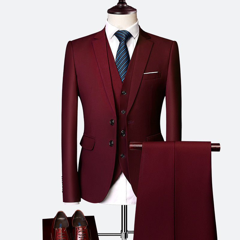 Julian Men's Suit – Refined 3-Piece Suit, Breathable and Comfortable for Weddings and Business