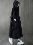 Adeline Women's Trench Coat – Long Hooded Coat with an Elegant Fit for Rainy Days