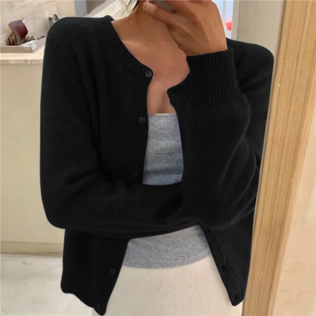Marlowe Women's Cardigan – Soft Knit Sweater with a Relaxed Fit & Effortless Timeless Elegance