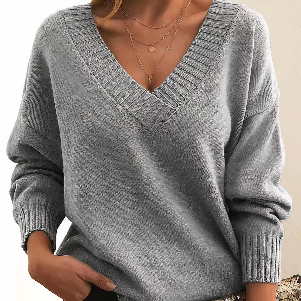 Marielle Women's V-Neck Cashmere Sweater – 100% Premium Cashmere in a Soft, Warm, Timeless Fit