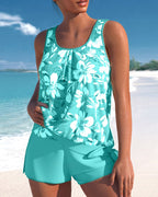 Noelle Women's Tankini – Comfortable 2-Piece Swimsuit with Padded Cups & Flattering Fit