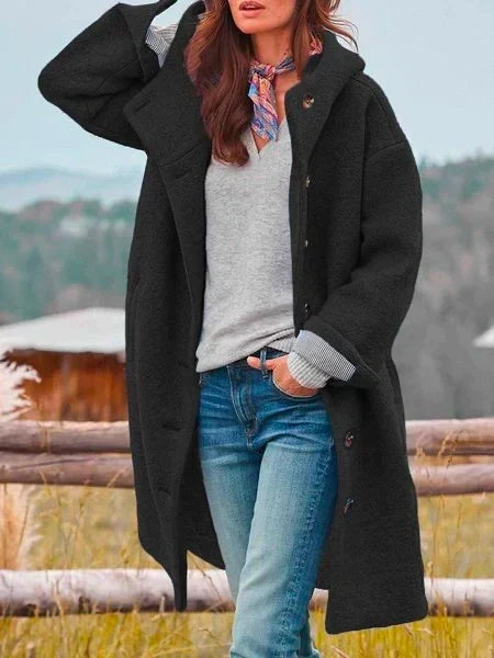 Camille Women's Soft Wool Coat – Stylish, Warm & Versatile for Winter