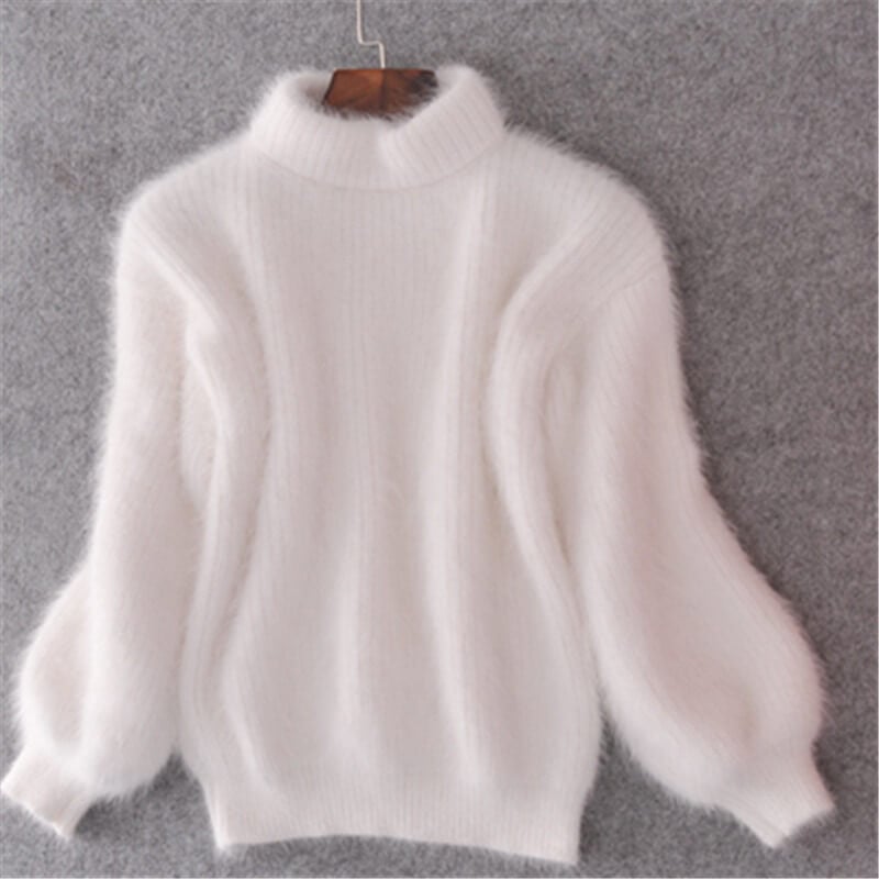 Simone Women's Sweater – Loose-Knit Wool Pullover, Comfortable & Elegant with a Modern Style