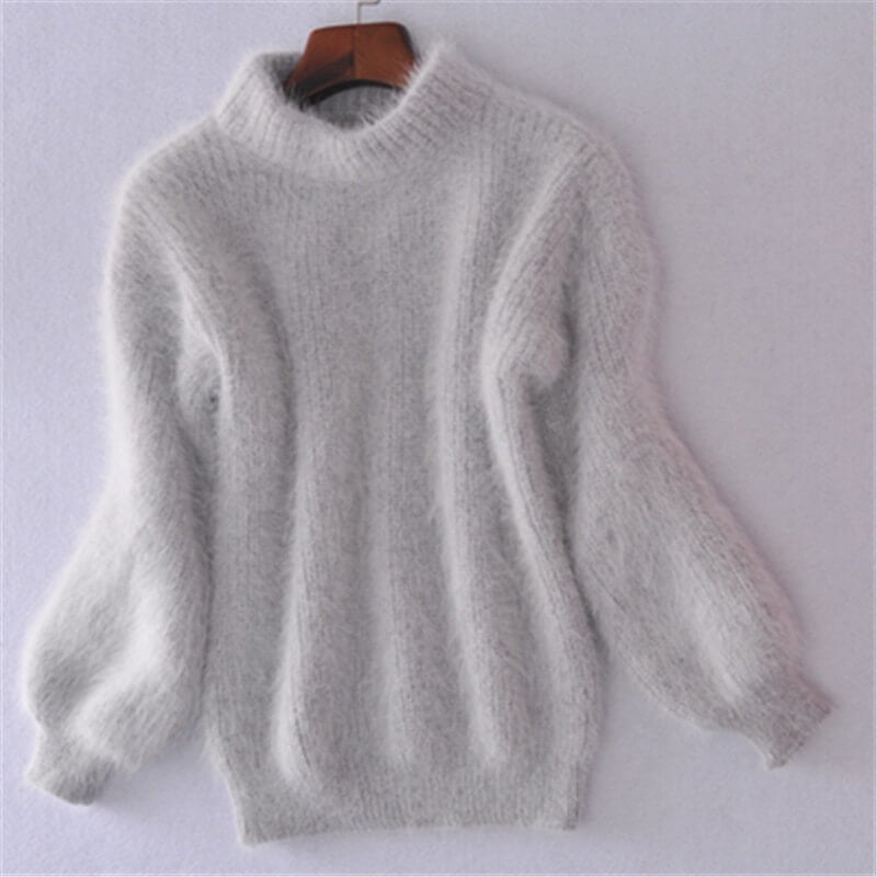 Simone Women's Sweater – Loose-Knit Wool Pullover, Comfortable & Elegant with a Modern Style