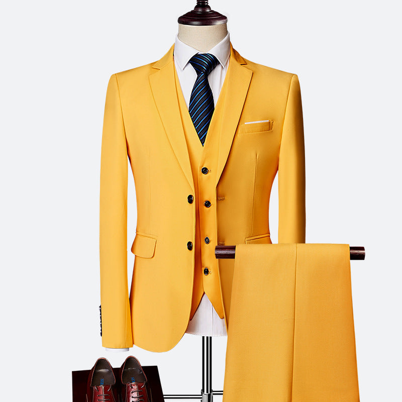 Julian Men's Suit – Refined 3-Piece Suit, Breathable and Comfortable for Weddings and Business
