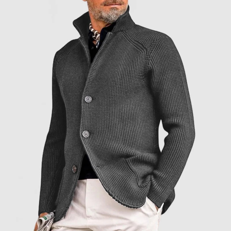 Julian Men's Cardigan – Refined Soft Wool Cardigan with a Warm, Timeless Style