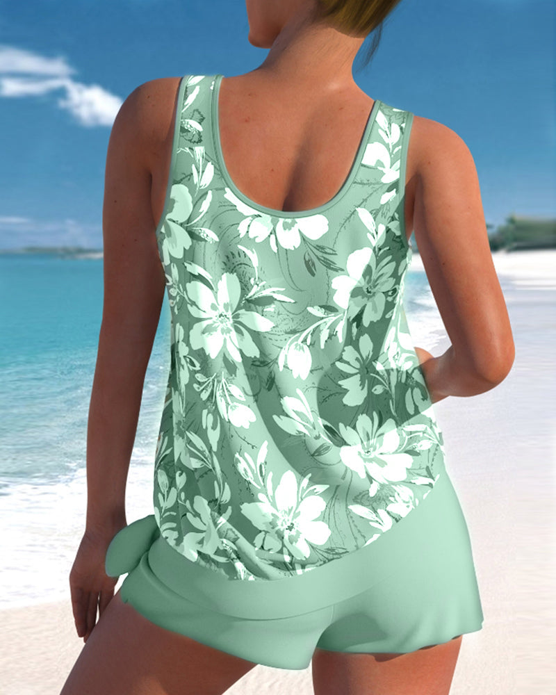 Noelle Women's Tankini – Comfortable 2-Piece Swimsuit with Padded Cups & Flattering Fit