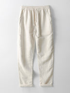 Marcus Men's Summer Two-Piece Set – Breathable Linen-Feel Style with Short Sleeves & Easy-Fit Trousers