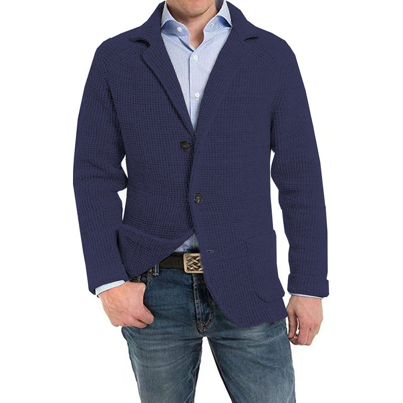 Theo Men's Cardigan – Soft-Knit Comfort, Classic Fit & Refined Button-Up Style