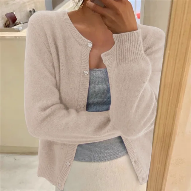 Marlowe Women's Cardigan – Soft Knit Sweater with a Relaxed Fit & Effortless Timeless Elegance