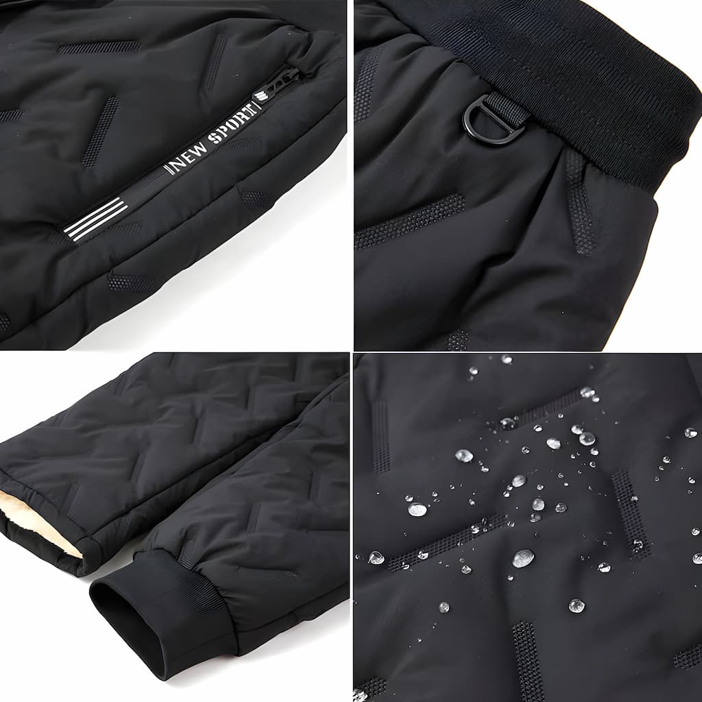 Solene Women's Thermal Pants – Waterproof Winter Joggers with Soft Fleece Lining & Pockets