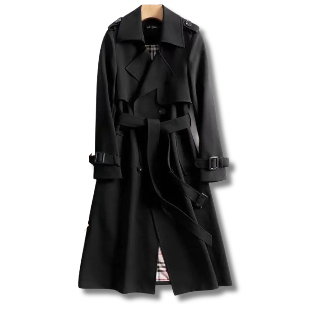 Aria Women's Trench Coat – Chic, Versatile Long Coat Built for Every Season