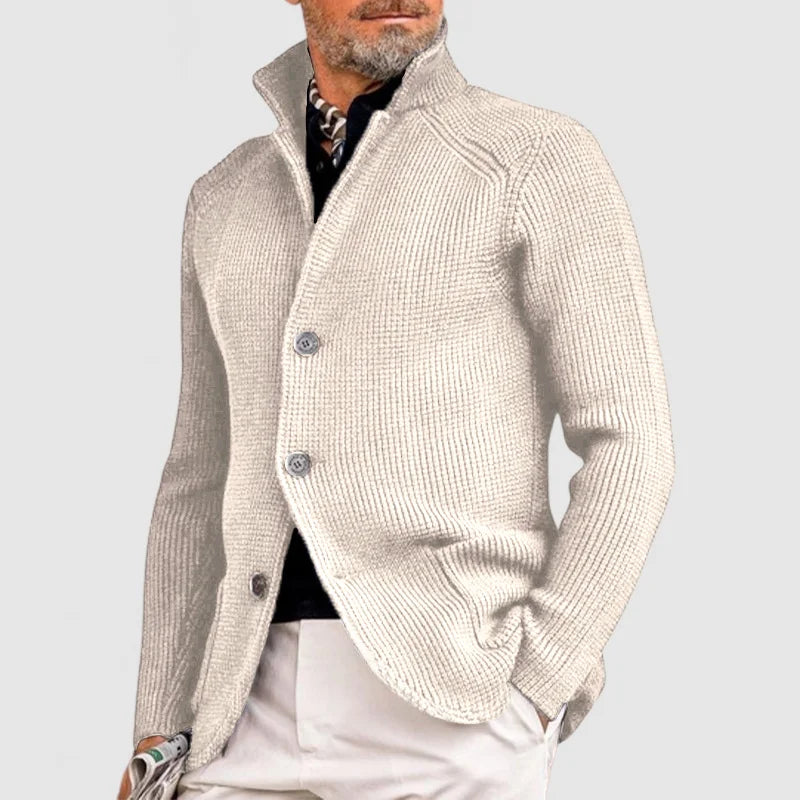 Julian Men's Cardigan – Refined Soft Wool Cardigan with a Warm, Timeless Style