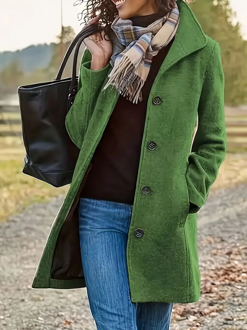 Vivienne Women's Coat – Elegant Winter Coat with a Cozy Lining & Feminine Silhouette