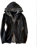 Vivienne Women's Leopard Print Hoodie – Slim Fit, Y2K Style & Soft Fabric