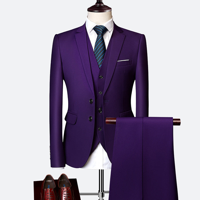 Julian Men's Suit – Refined 3-Piece Suit, Breathable and Comfortable for Weddings and Business