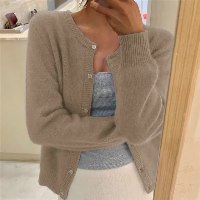 Marlowe Women's Cardigan – Soft Knit Sweater with a Relaxed Fit & Effortless Timeless Elegance