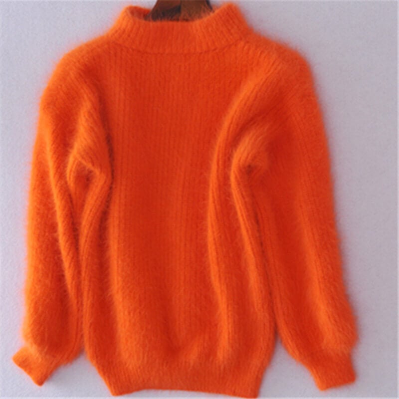 Simone Women's Sweater – Loose-Knit Wool Pullover, Comfortable & Elegant with a Modern Style