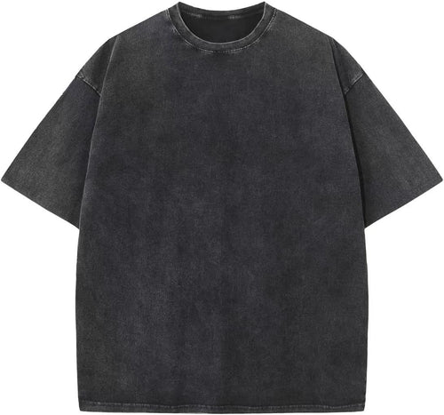 Adam Men's Vintage Cotton T-Shirt – Oversized Fit, Mineral Wash & Heavyweight Fabric
