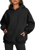 Matilda Women's Oversized Fleece Hoodie – Drop Shoulders, Kangaroo Pocket & Pullover