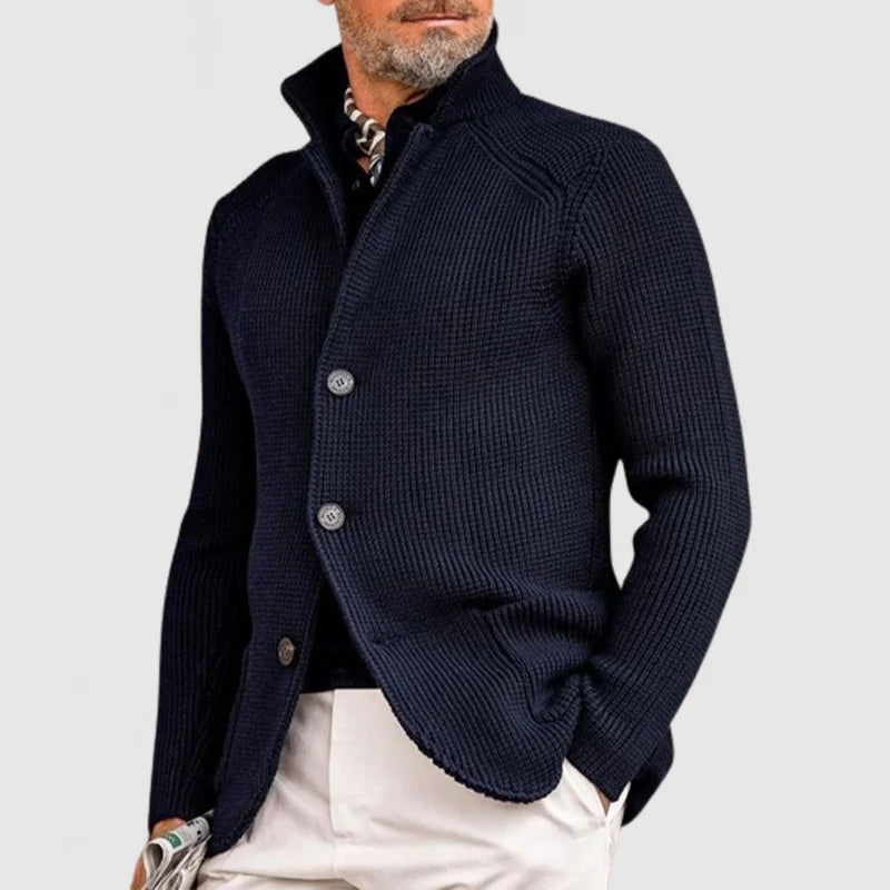 Julian Men's Cardigan – Refined Soft Wool Cardigan with a Warm, Timeless Style