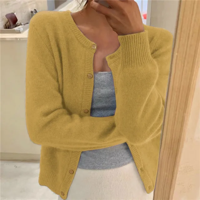 Marlowe Women's Cardigan – Soft Knit Sweater with a Relaxed Fit & Effortless Timeless Elegance