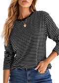 Megan Women's Knit Top – Crew Neck, Relaxed Fit & Soft Stretch Fabric