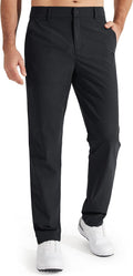 Owen Men's Straight-Leg Trousers – Stretch Fabric, Belt Loops & 4 Pockets