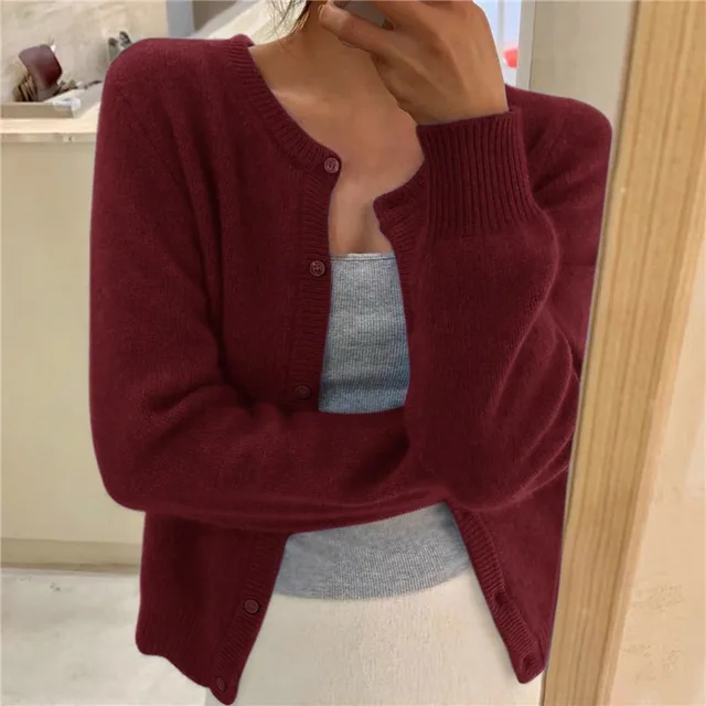Marlowe Women's Cardigan – Soft Knit Sweater with a Relaxed Fit & Effortless Timeless Elegance