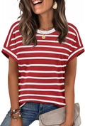 Lorelei Women's Crew Neck Top – Cap Sleeves, Relaxed Fit & Stretch Fabric