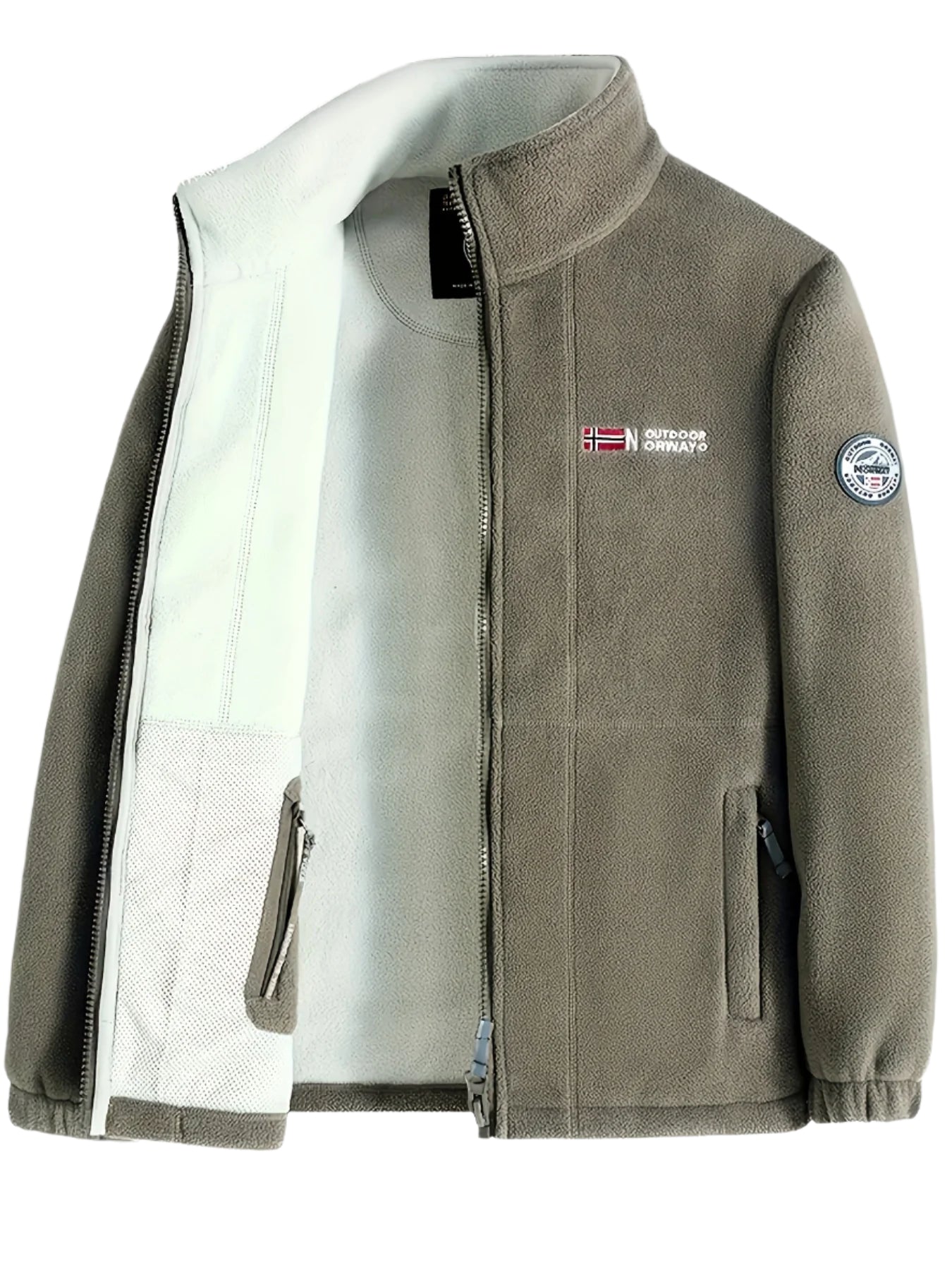 Magnus Men's Outdoor Fleece Jacket – Soft, Lightweight Warmth with a Protective Collar