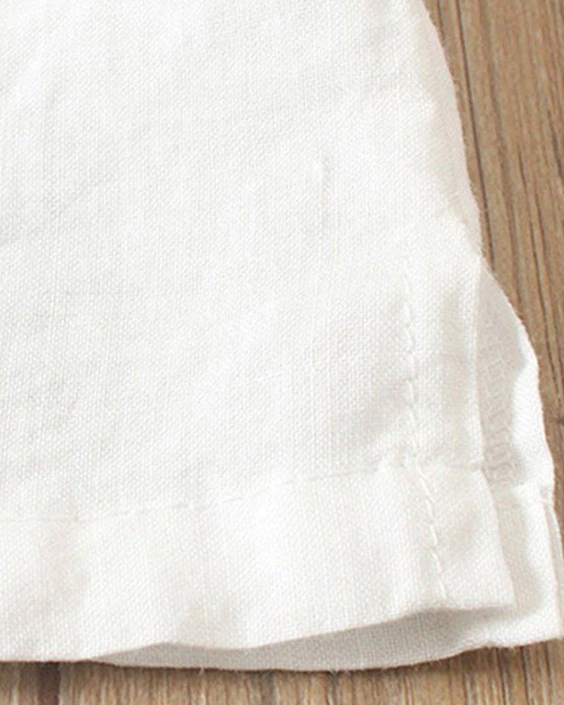 Noelle Women's Blouse – Lightweight Linen Blouse with Button Front & Effortless Natural Look