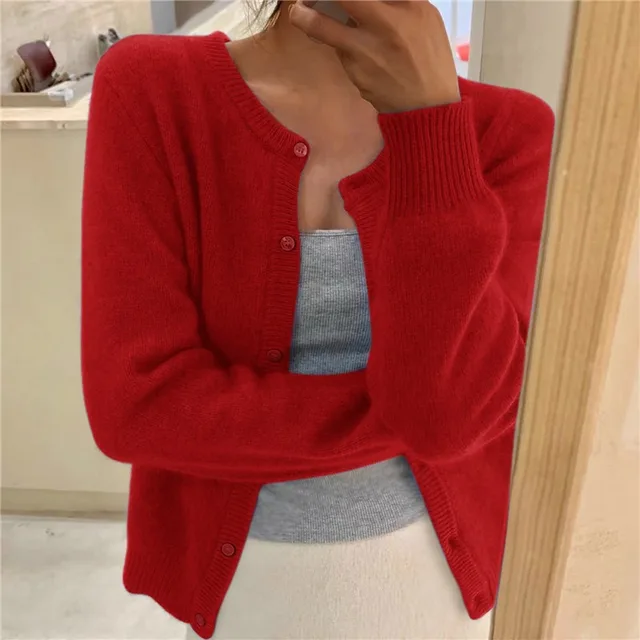 Marlowe Women's Cardigan – Soft Knit Sweater with a Relaxed Fit & Effortless Timeless Elegance