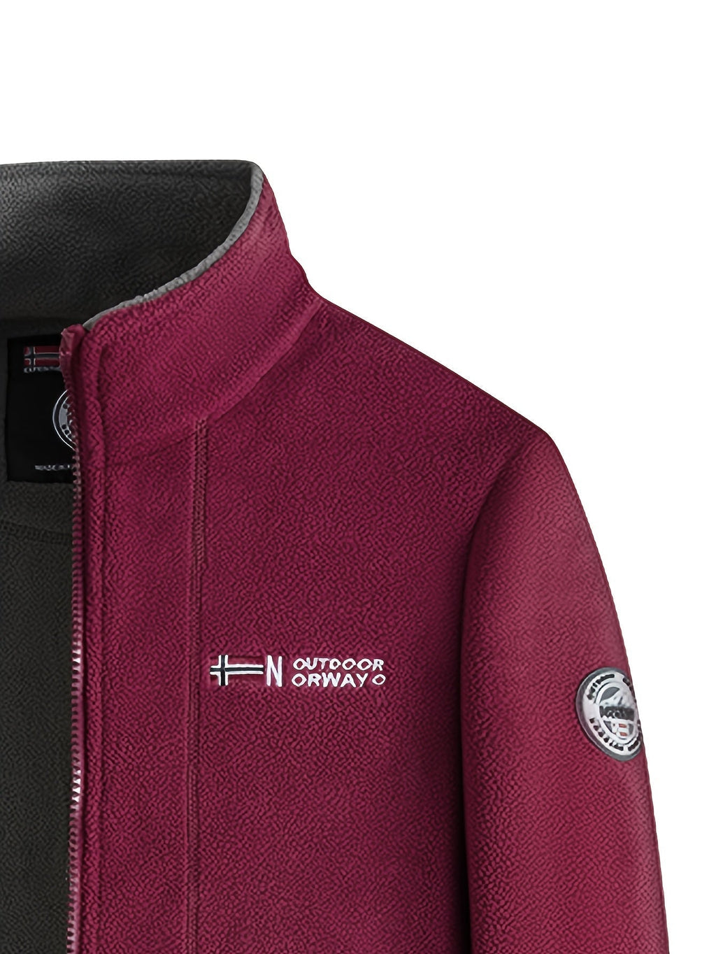 Magnus Men's Outdoor Fleece Jacket – Soft, Lightweight Warmth with a Protective Collar