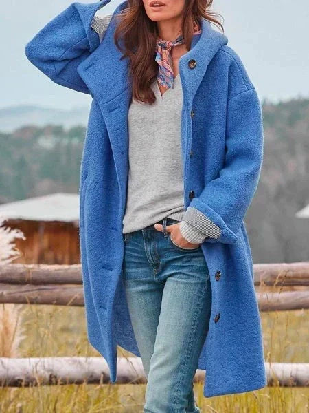 Camille Women's Soft Wool Coat – Stylish, Warm & Versatile for Winter