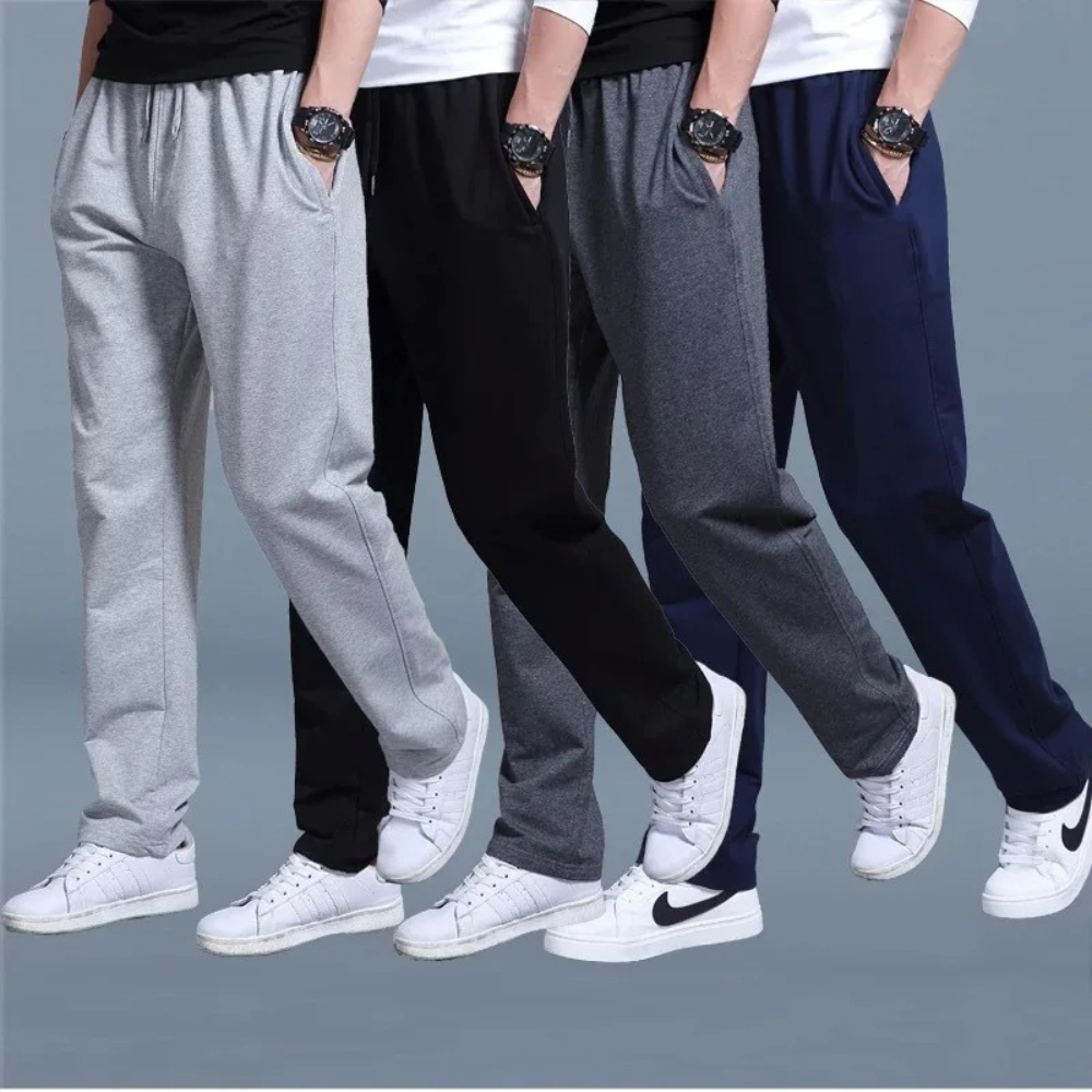 Marcus Men's Sweatpants – Premium Cotton with Adjustable Waistband, Contemporary Fit & Breathable Comfort