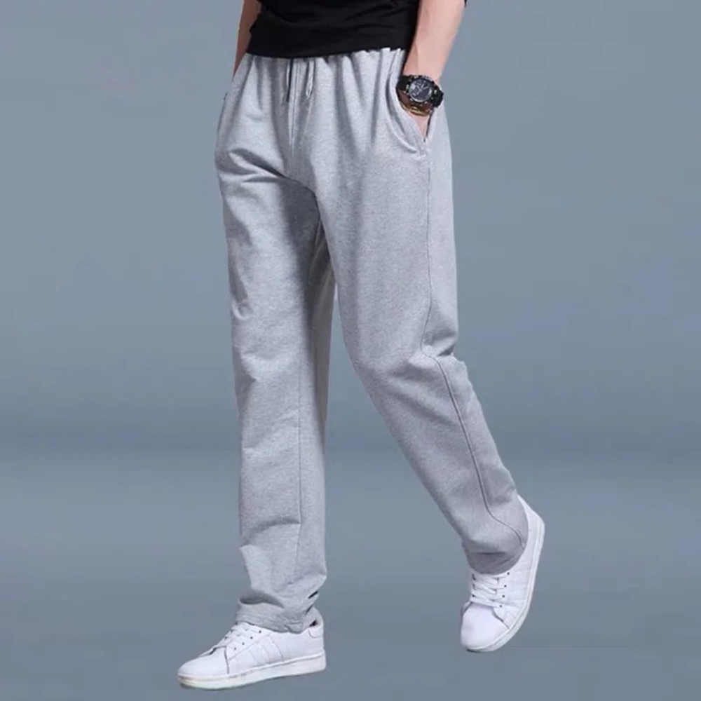 Marcus Men's Sweatpants – Premium Cotton with Adjustable Waistband, Contemporary Fit & Breathable Comfort