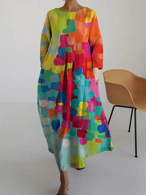 Marisol Floral Dress – Breezy Summer Dress in 100% Cotton with a Romantic Print and an Easy, Comfortable Fit