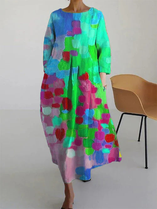 Marisol Floral Dress – Breezy Summer Dress in 100% Cotton with a Romantic Print and an Easy, Comfortable Fit